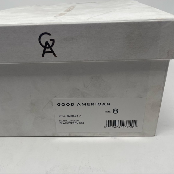 Good American Black Heeled Sandals - Picture 3 of 10